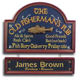 fishing plaques 