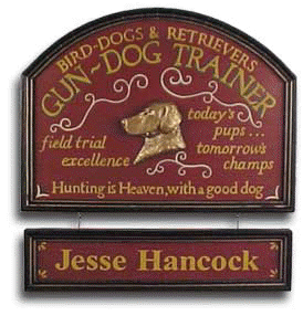 hunting plaques