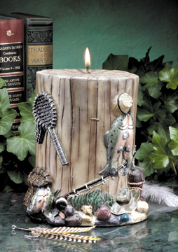 Fishing Motif Candle