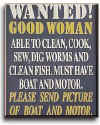 fishing plaque