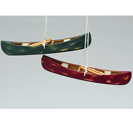 Canoe Ornaments - Pair C0596