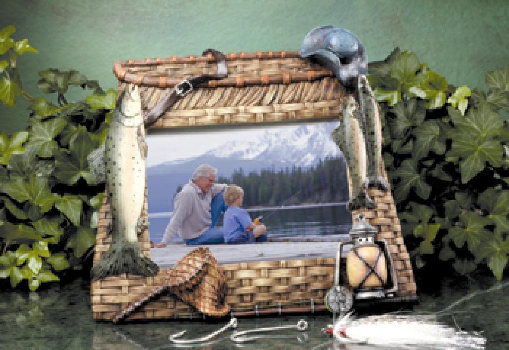 Fishing Motif Picture Frame