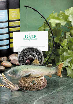 Fishing Business Card Holder