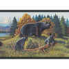 Black Bear Lodge Border Paper