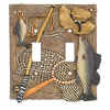 Rather Be Fishing Double Switchplate