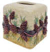 Pinecone Lodge Tissue Box Cover